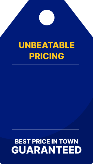 Unbeatable pricing